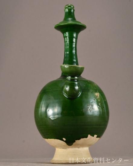 緑釉の水瓶(六朝〜唐＝6〜8世紀)日本文化資料センター