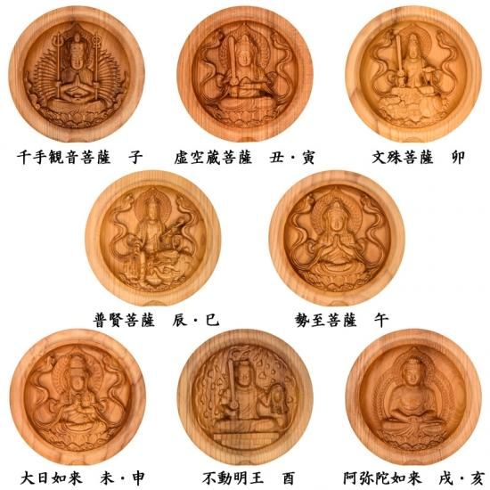 干支お守り本尊 一位丸型香合仏