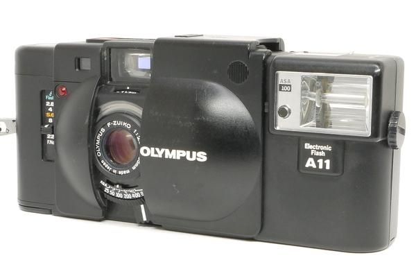 オリンパス XA モルト交換済 ストロボA11付 説明書付 - 日進堂カメラ