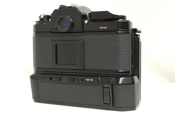 ニコン FA ブラック (モータードライブ MD-15付) 説明書付 極上美品