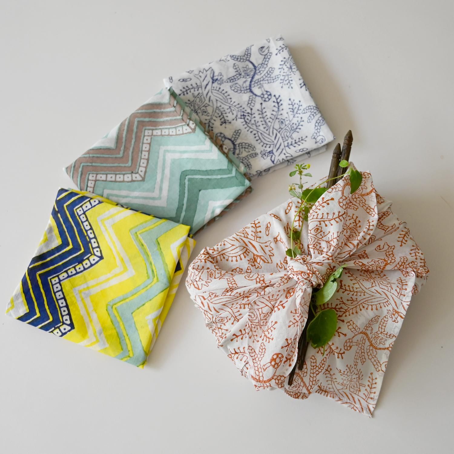 ブロックPハンカチ - 【シサム工房 公式OnlineStore】FAIR TRADE LIFE