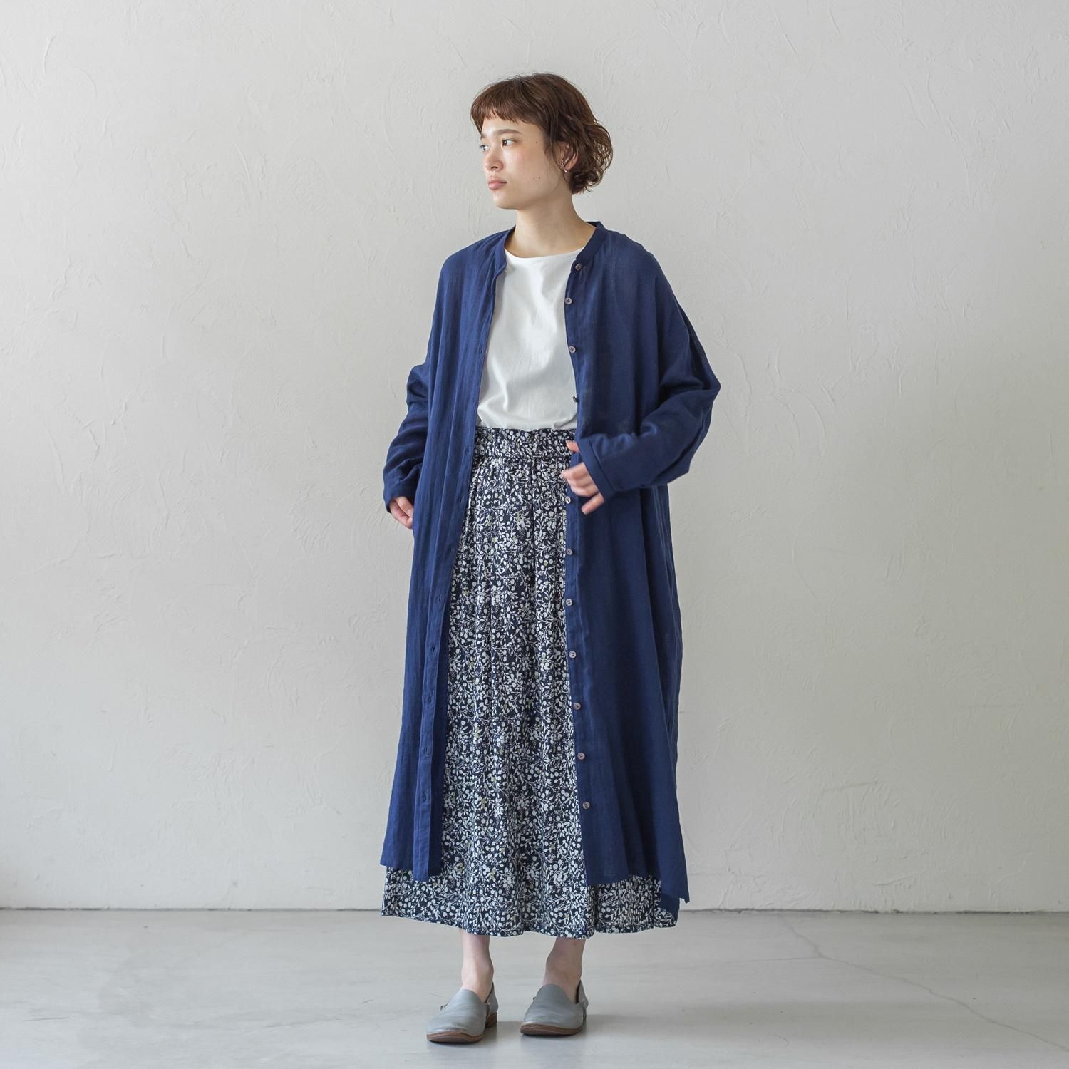 スタンドカラーシャツワンピース - 【シサム工房 公式OnlineStore