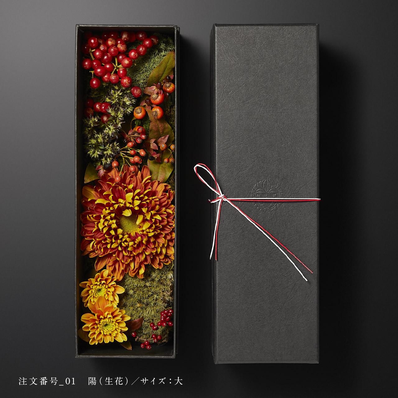 フラワーボックス 華道家 中村俊月｜長谷川栄雅-日本酒