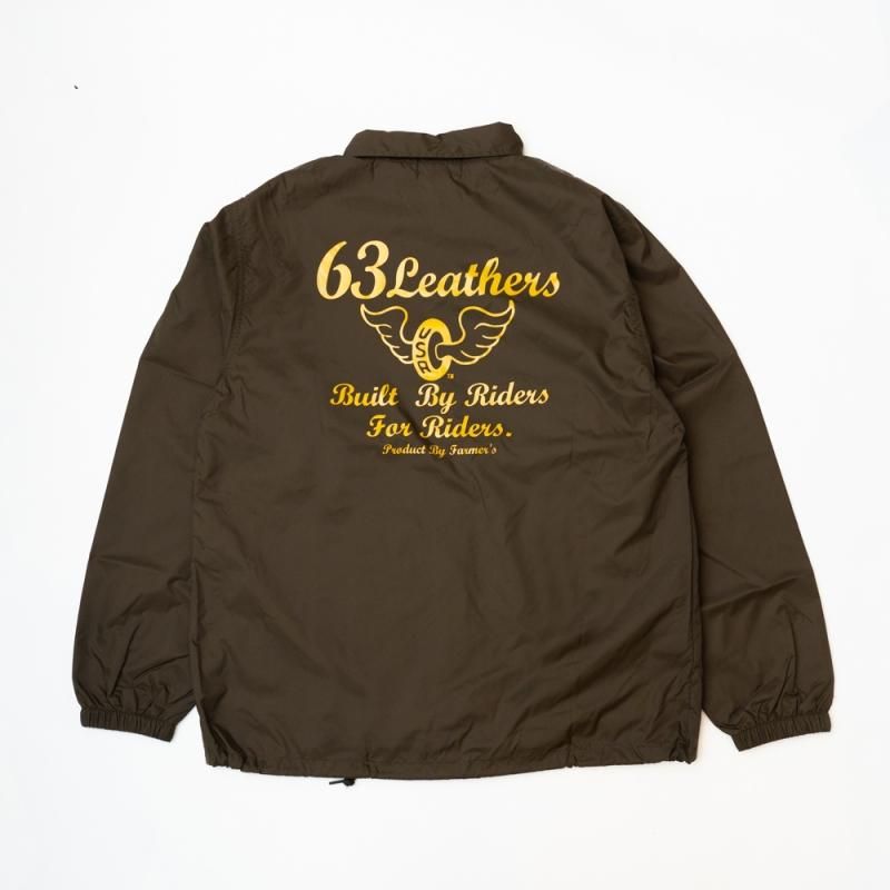 63Leathers Original Nylon Coach Jacket 63レザーズ ウインドブレーカー