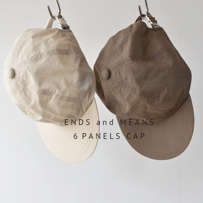 ENDS and MEANS】2023SS 6 PANELS CAP - 2Colors -