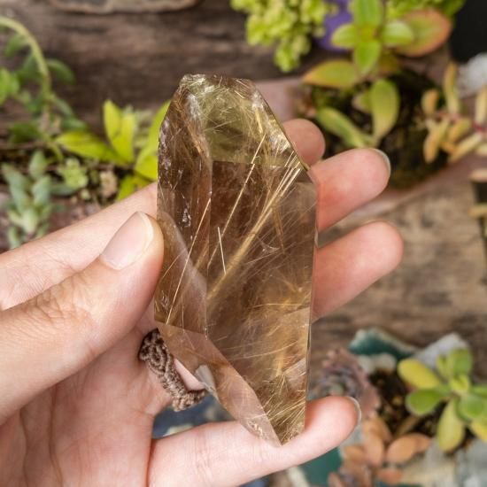 スモーキールチルクォーツ【ポイント】 - 天然石とハンドメイド