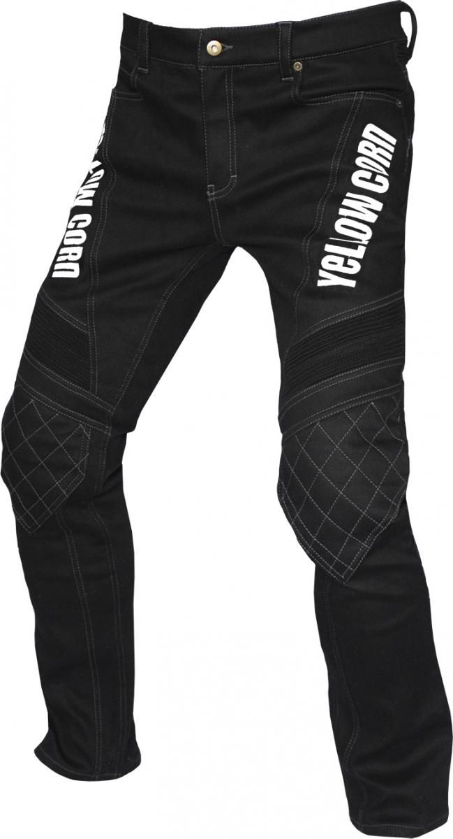 YRP001 Warm Riding Pants 【BLACK/IVORY】 - YELLOW CORN Official