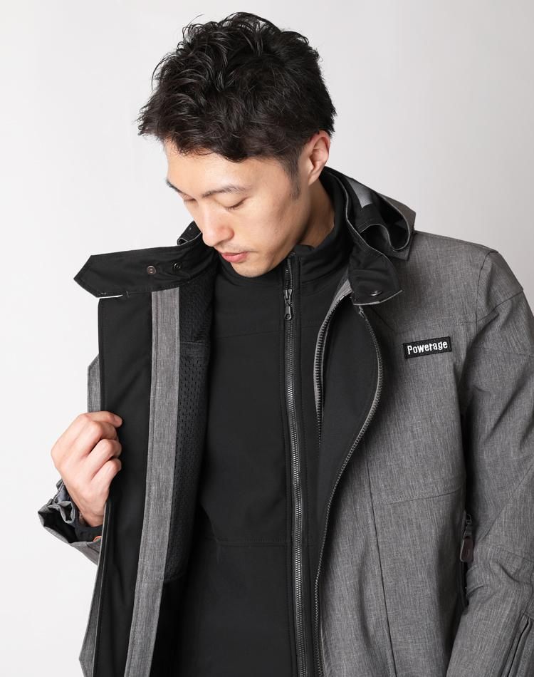 ウォーターブロックオールシーズンパーカー - POWERAGE（パワーエイジ