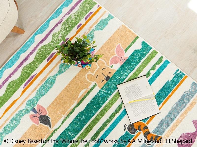 ディズニー プーさんと仲間たち 防炎・耐熱加工付き 『プー／ルック