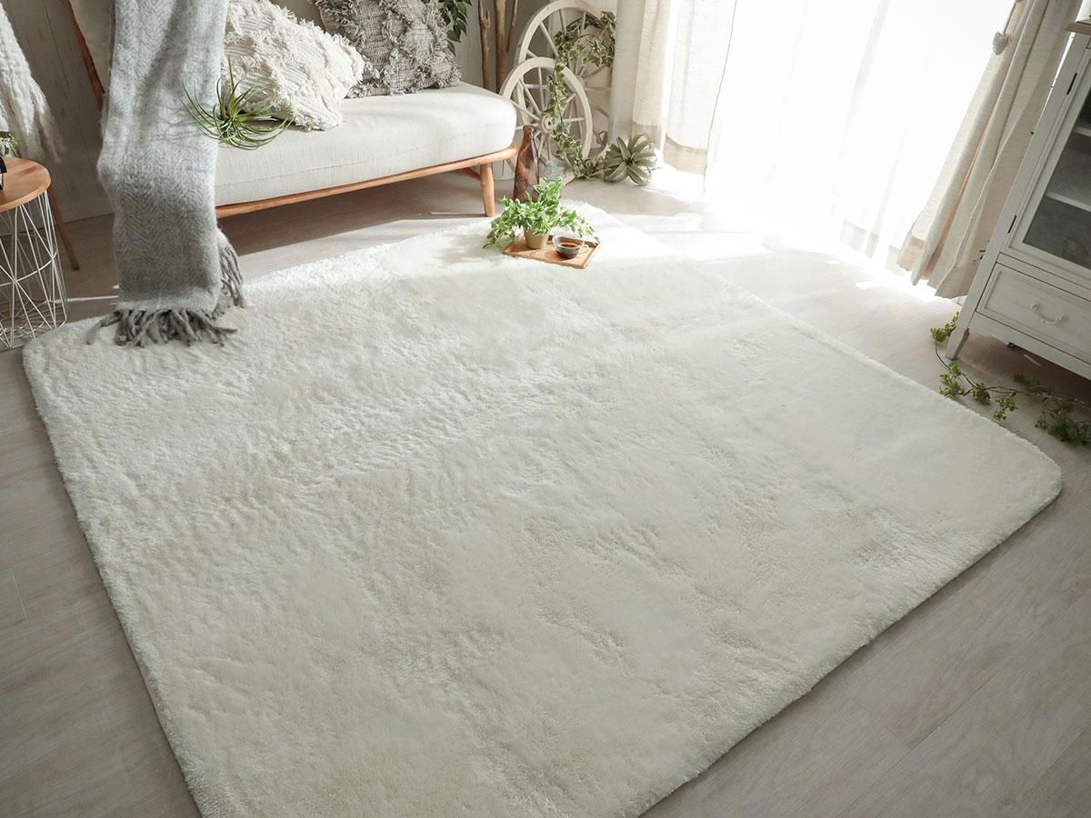 アウトレット】手洗いOK！スベリ止め付きマイクロファイバーラグ