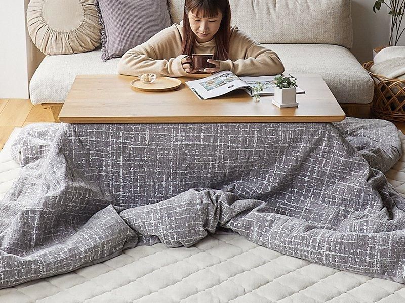 洗濯機でカバーが洗える。北欧風や和モダンインテリアにぴったりの