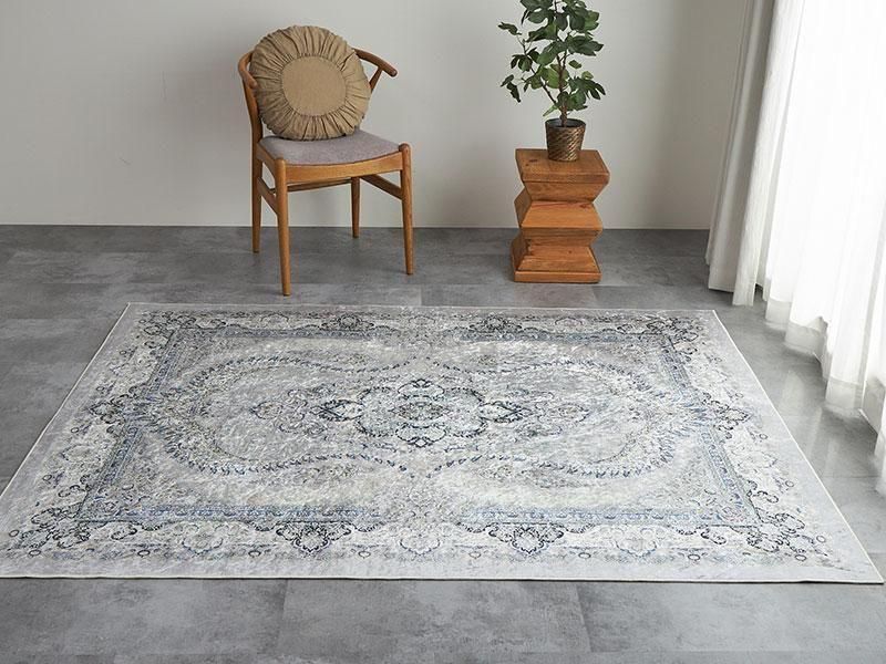 洗濯機で洗える！シルクのペルシャ絨毯のような光沢が印象的。上品な