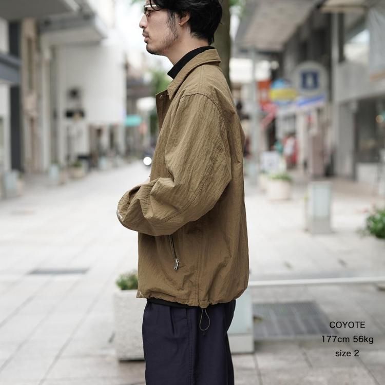 ノンネイティブ nonnative 25aw コーチジャケット コットンナイロン