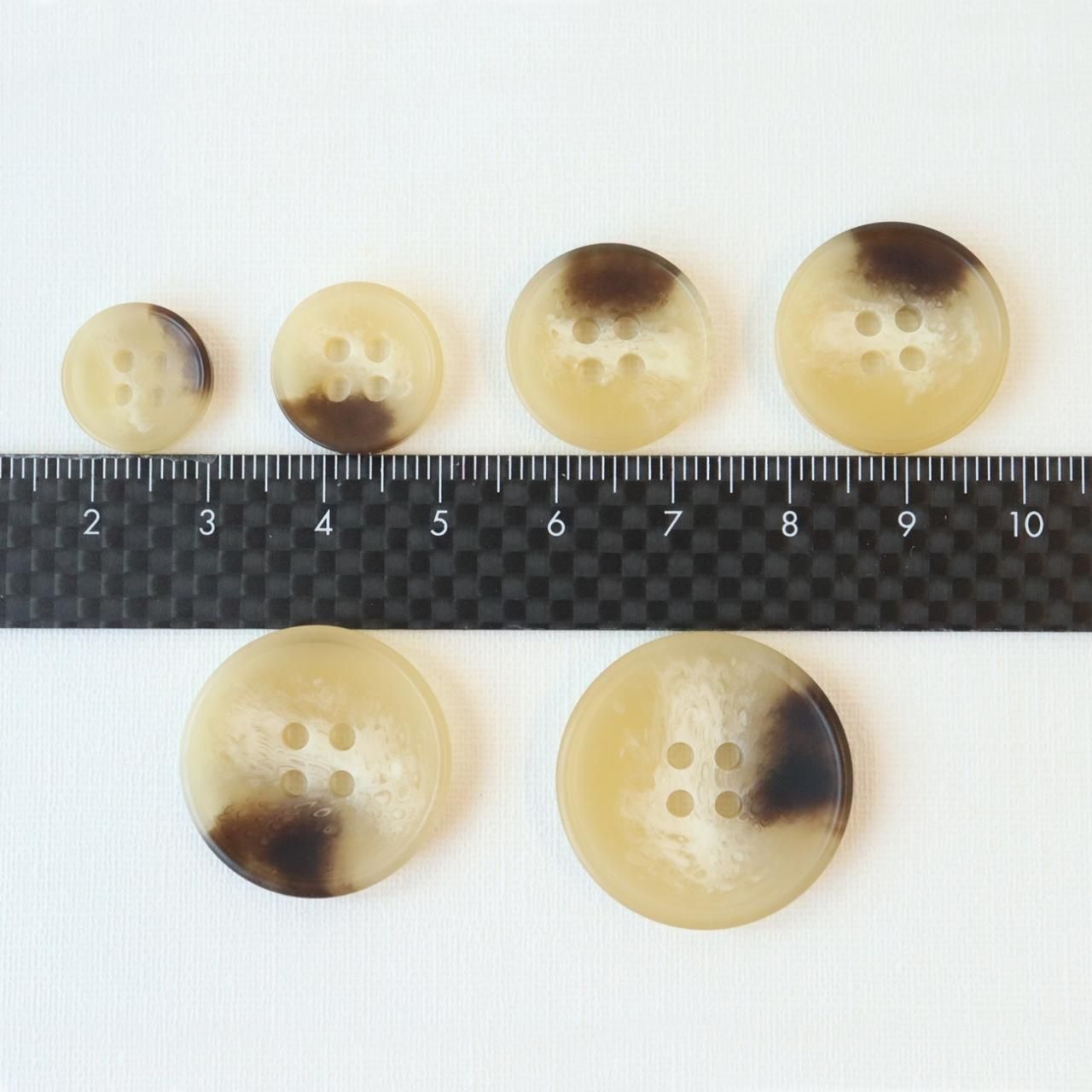 水牛調ボタン OH-13 13～25mm - 「ボタンのTSUKASA」ボタン通販の公式