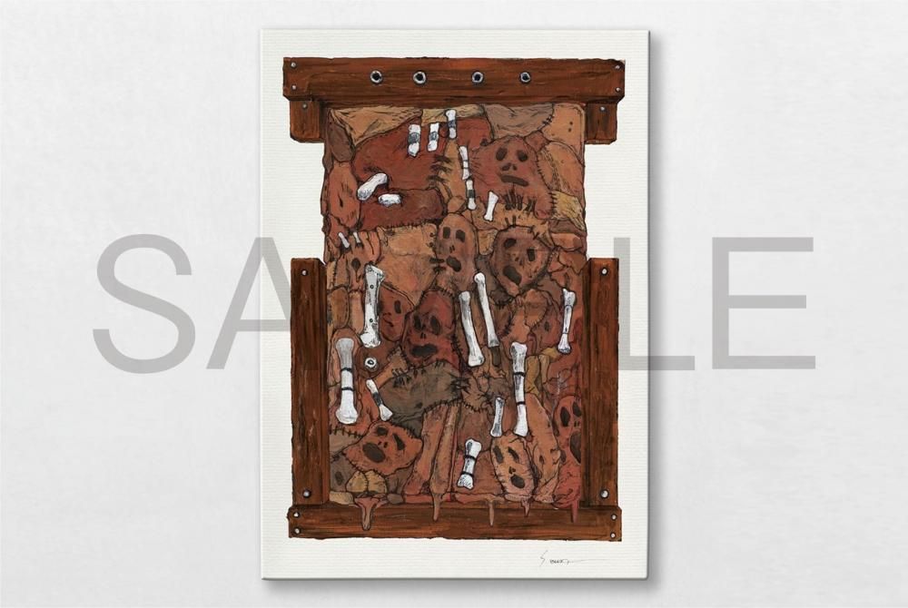 ドロヘドロ 「扉」キャンバスアート カスカベ ＜イラストレーター雪駄