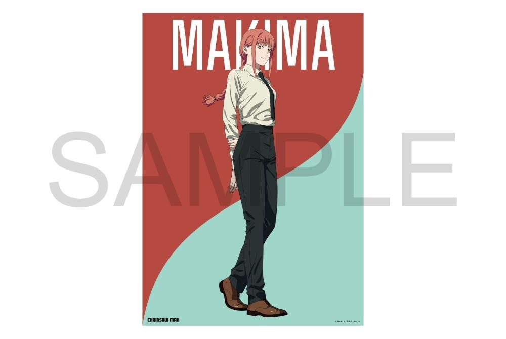 チェンソーマン A3クリアポスター マキマ - ANIGA-TER