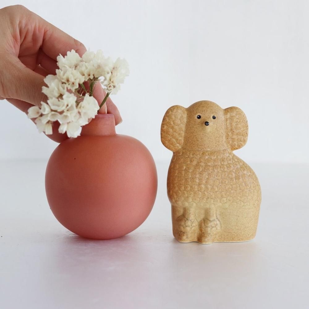 LISA LARSON / リサラーソン / プードル S / ブラウン / 左・右 - 丁寧