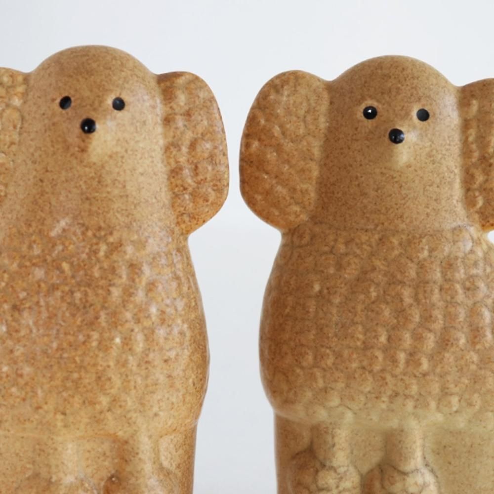 LISA LARSON / リサラーソン / プードル S / ブラウン / 左・右 - 丁寧