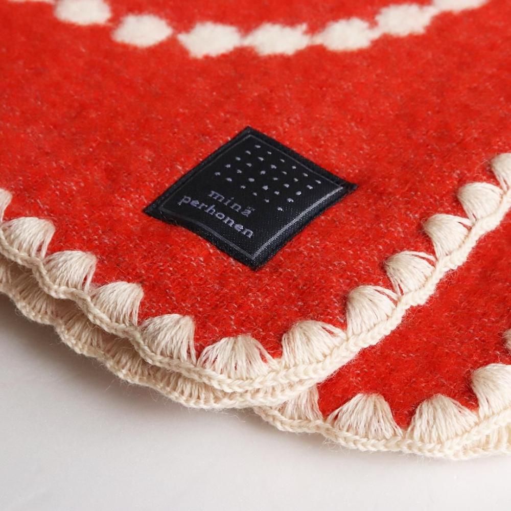 ミナペルホネン ウールブランケット tambourine/72.5×105cm｜三島家具