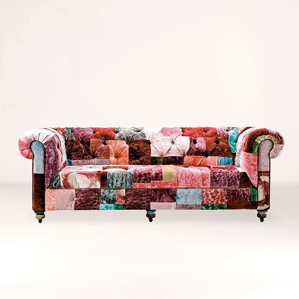 HALO】BENSINGTON 2.5P SOFA /VELVET PATCHWORK BOHEM - SHOP ASPLUND