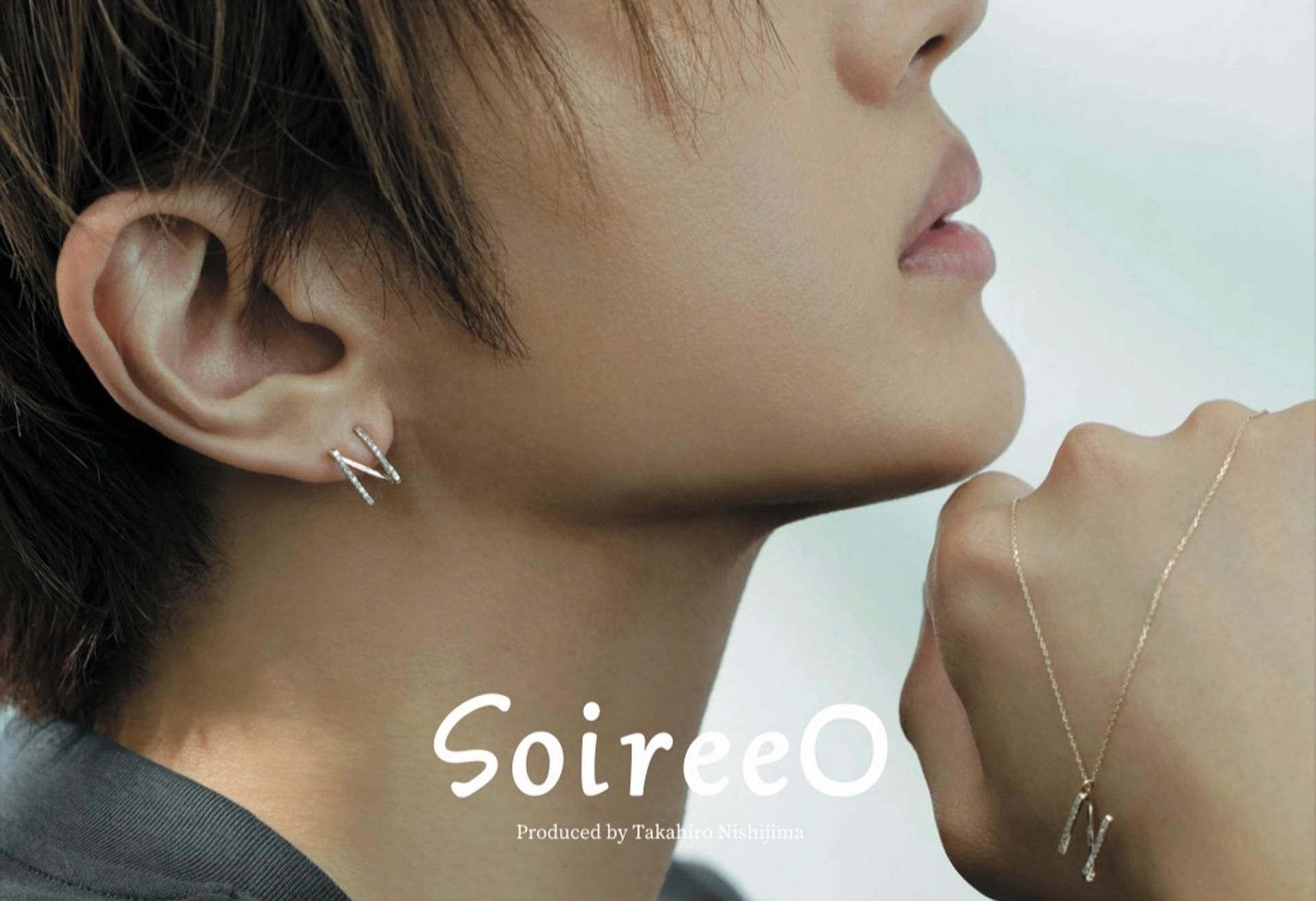 Soireeoのピアスになります。 SoireeO ソワレオーピアスメタリックO