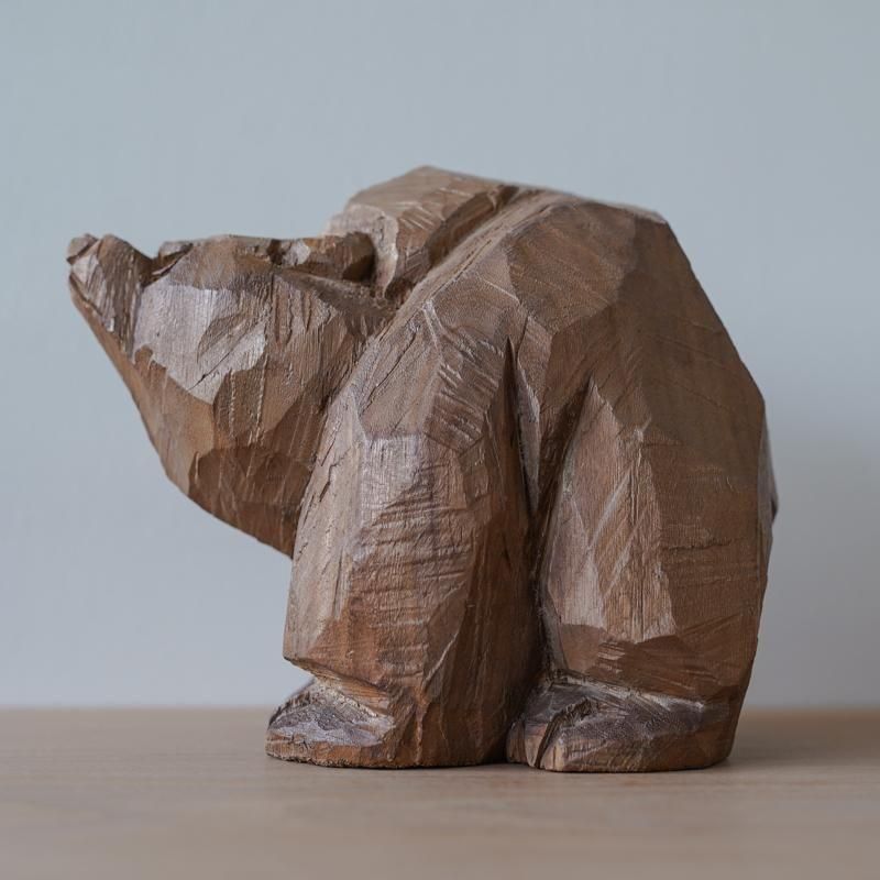 吉田マホガニー（翆帆） / 木彫り熊 02 - roof - RHINES