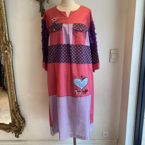 11574525パッチワークワンピース | 可愛いデザイン - SAKURAKO 広尾 桜子