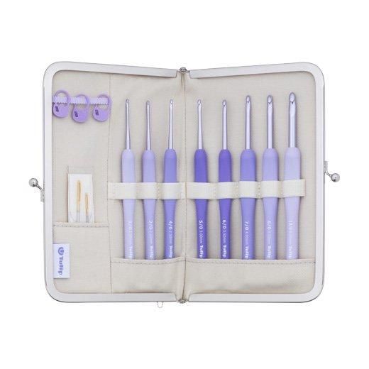 エティモ ムラサキ クッショングリップ付きかぎ針セット