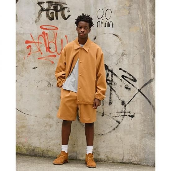 SALE 40%OFF【is-ness/イズネス】SYNTHETIC LEATHER COACHES JACKET