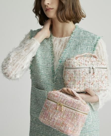 60%off グリーンツイードベスト - charmantsac