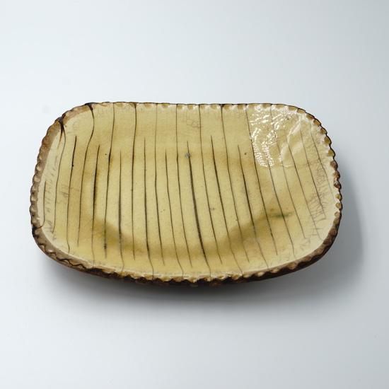 山田洋次 スリップウェア 長角皿 B - moyi store