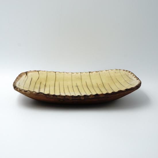 山田洋次 スリップウェア 長角皿 B - moyi store