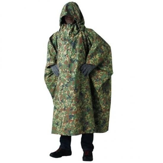 NEWプロモンテ迷彩遮光ポンチョ(空挺ポンチョ) - M☆Factory online shop