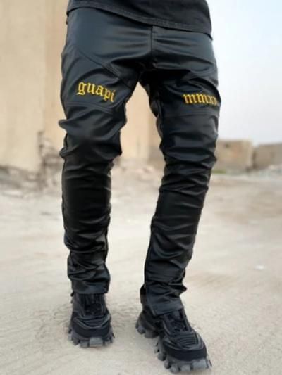 GUAPI グアピ DEAD OR ALIVE レザーパンツ メンズ通販｜V2 光沢 ロゴ