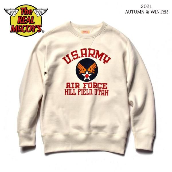 ザ リアルマッコイズ スウェット MILITARY PRINT SWEATSHIRT / USAF