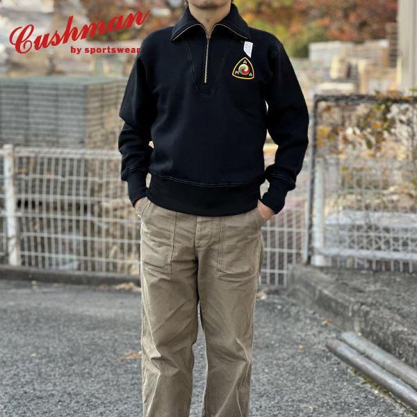 クッシュマン ハーフジップタートルスウェット 26356 HALF ZIP TURTLE