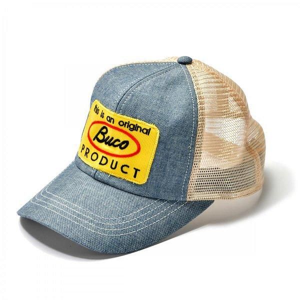 ザ リアルマッコイズ BA23005 BUCO CHAMBRAY MESH TRUCKER CAP ブコ