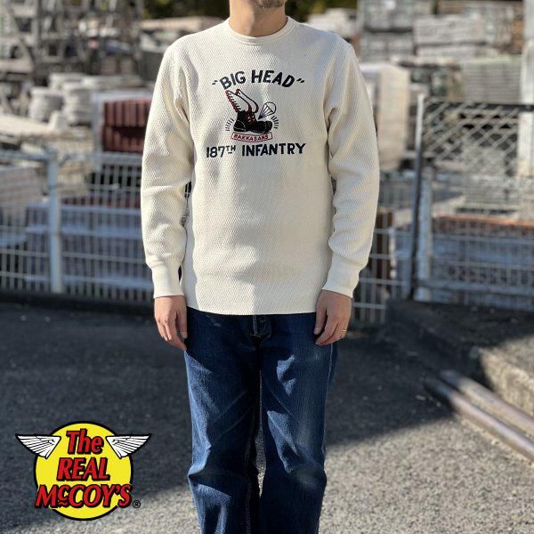 ザ リアルマッコイズ MC23105 MILITARY PRINT THERMAL / BIG HEAD