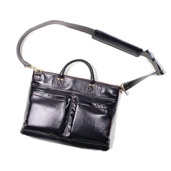 ワイツーレザー BG-20 INDIGO HORSE HIDE HELMET BAG インディゴホース