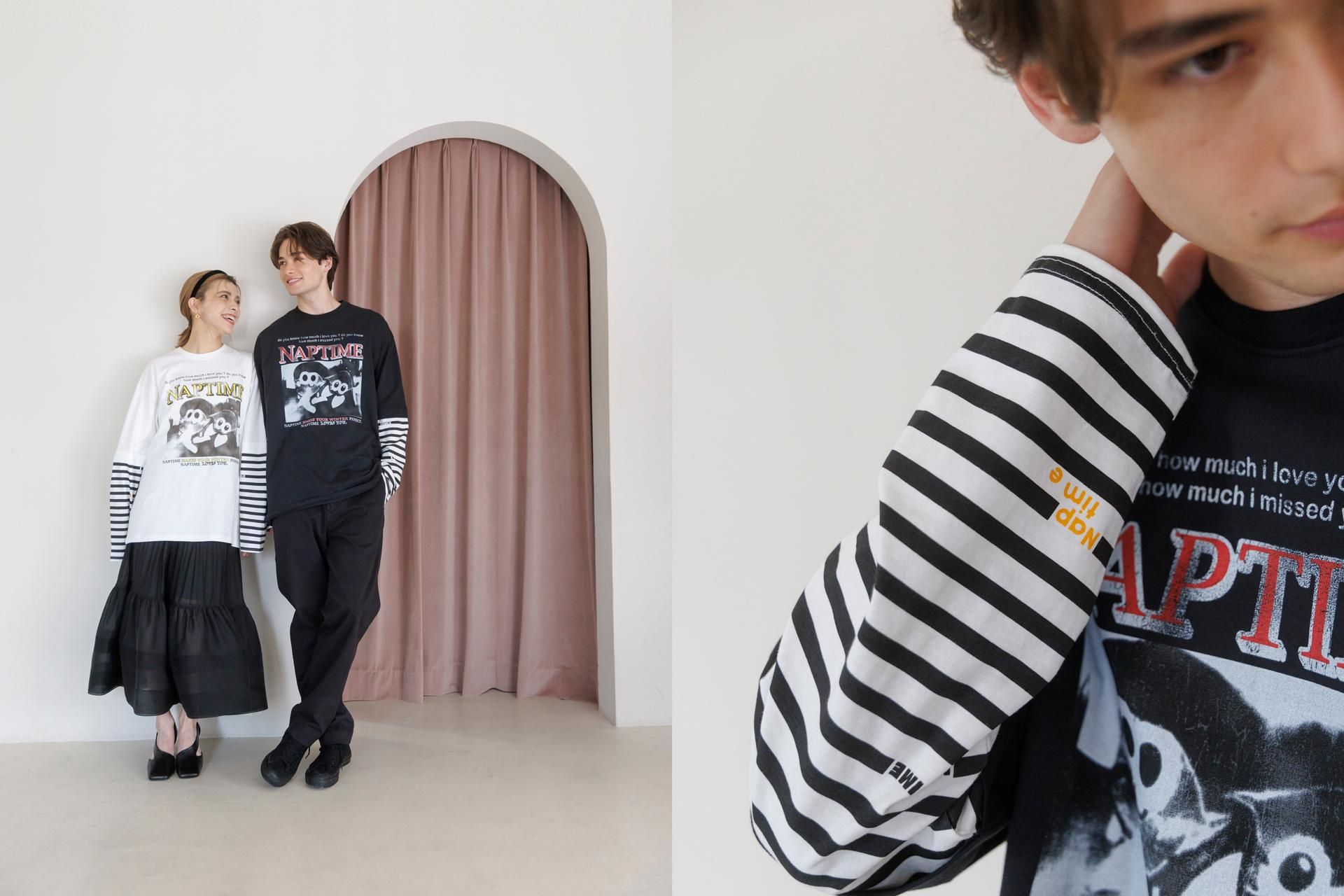 ナップタイムnaptime. Nissy 西島隆弘 Tシャツ ブラック ベージュ