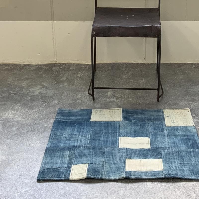 DENIM PATCHWORK MAT ( デニムパッチワークマット ) 50×70cm