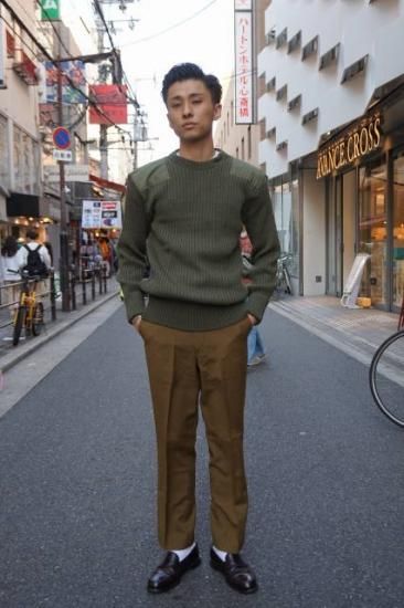 Woolyback』【ウーリーバック】クルーネック コマンドセーター