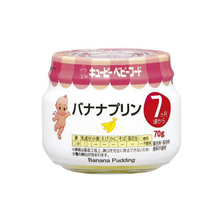 キユーピー ベビーフード バナナプリン 70g - Weee!