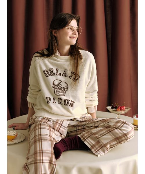 トレンドチェック柄ロングパンツ(508440789)｜阪急百貨店公式通販