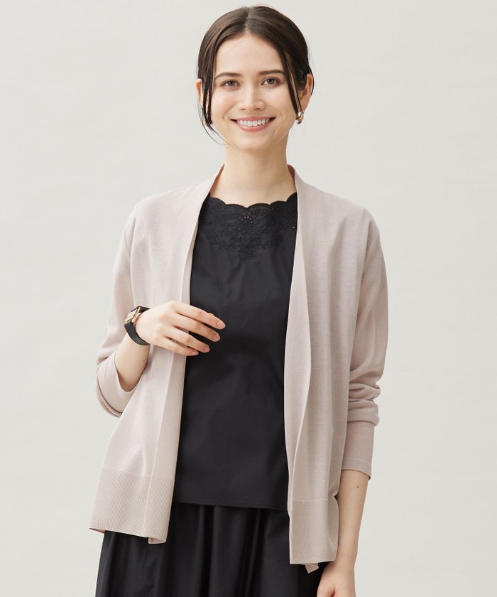 ベージュ系｜カーディガン｜自由区 (Lサイズ)(ジユウクエル)｜阪急