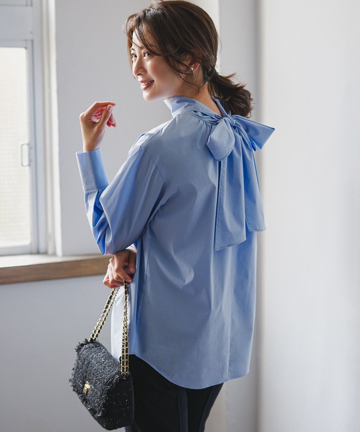 ブルー系｜シャツ・ブラウス｜23区(ニジュウサンク)｜阪急百貨店公式