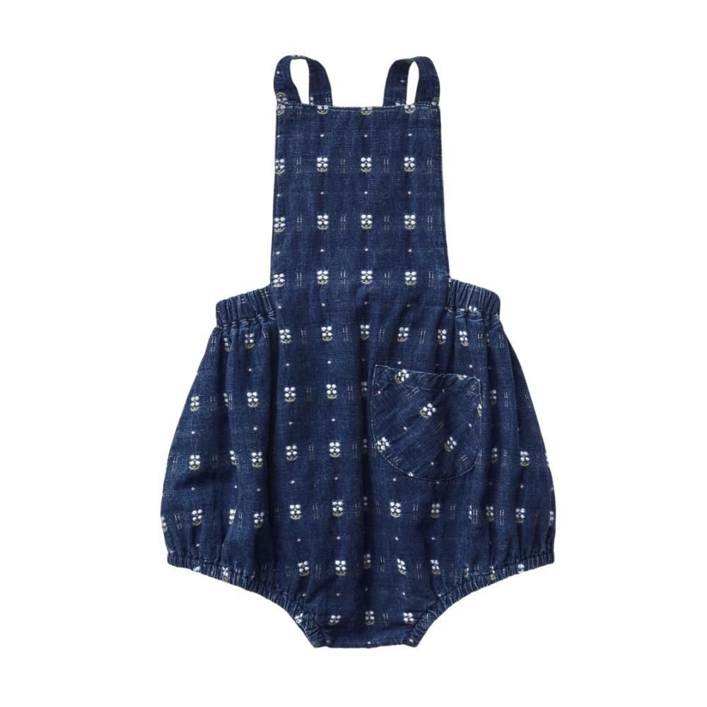 Soor Ploom（ソーアプルーム）／OONA ROMPER - EMBROIDERED DENIM