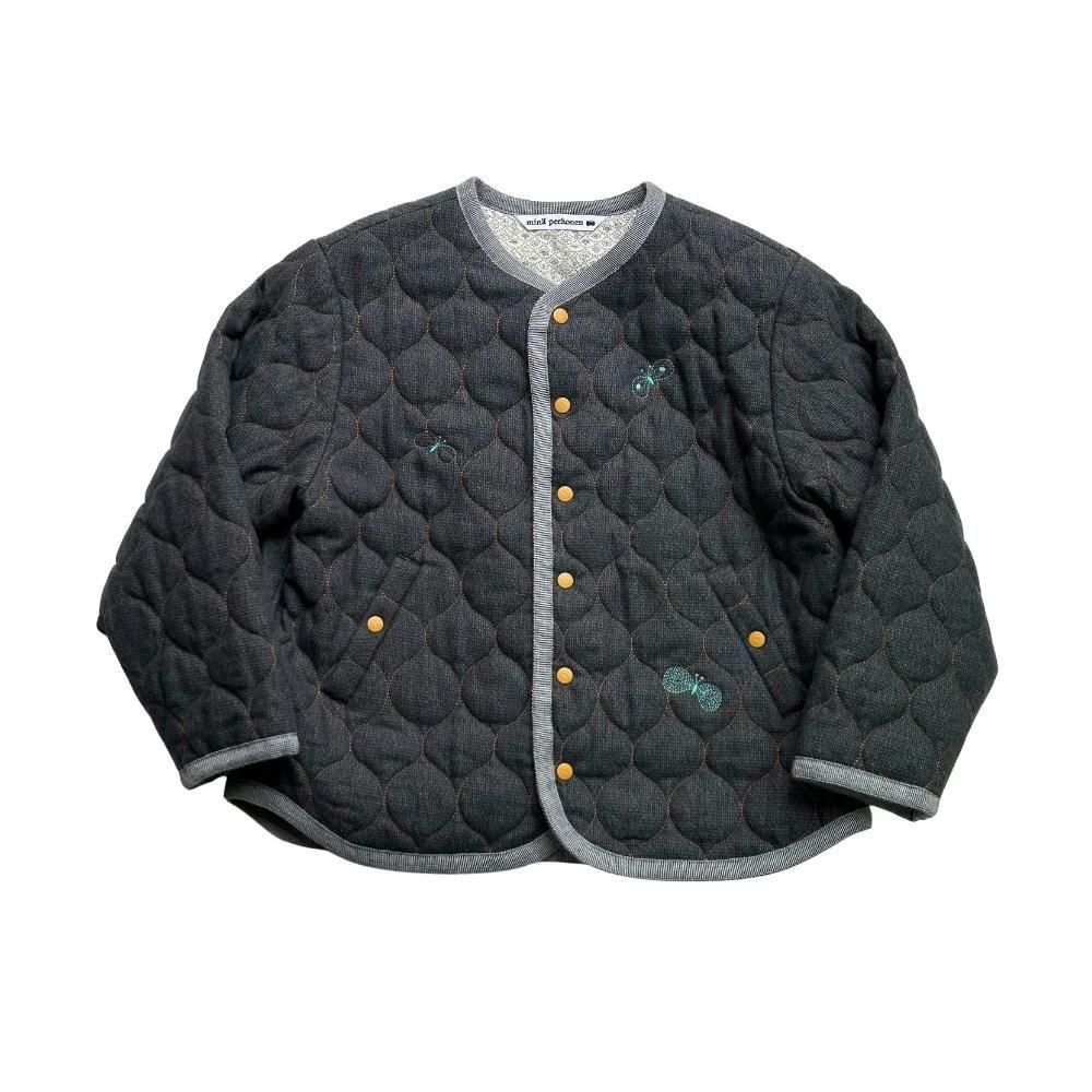 mina perhonen（ミナ ペルホネン）／choucho jacket - navy - 世界中の