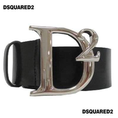 ディースクエアード DSQUARED2 メンズ ベルト 小物 ロゴ D2ロゴメタル