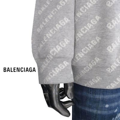 バレンシアガ BALENCIAGA メンズ トップス セーター ニット ロゴ 総柄